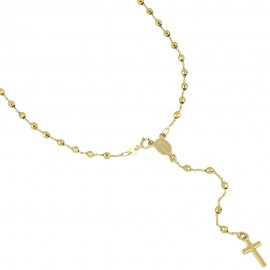 Collana Rosario Oro Giallo 18k 750/1000 modello a Y