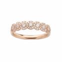 Rose Gold 18k with Diamonds 0.53 Ct Woman Ring