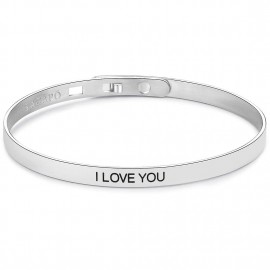 Bracciale Rigido con scrittaI Love You S'agapõ