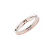 18K White and rose gold with diamond wedding ring Polello 2695DBR