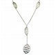 Stainless steel, shiny necklace Zable ledies Q7051