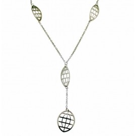 Collana zable acciaio donna pendente