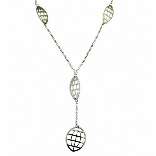 Stainless steel, shiny necklace Zable ledies Q7051