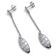 Stainless steel, shiny earrings Zable ledies