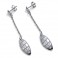 Stainless steel, shiny earrings Zable ledies