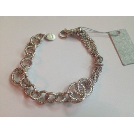 Bracciale in argento 925% rodiato lucido