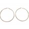 White gold 18Kt 750/1000 shiny woman hoop earrings