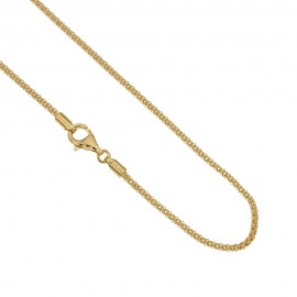 Yellow gold 18 K Pop Corn Type Unisex Chain