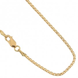 Yellow gold 18Carat venetian unisex necklace gr 14.00