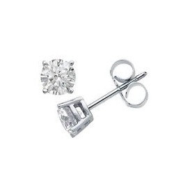 925 sterling silver earrings, zircon, unisex