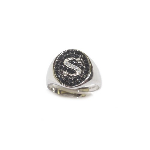 Sterling silver 925% letter ring