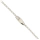 White gold 18 Kt 750% children bracelet