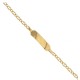 Yellow gold 18 Kt 750% children bracelet