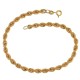 Yellow gold 18 carat, interlaced chain
