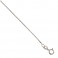 White gold 18k 750/1000 venetian chain woman anklet