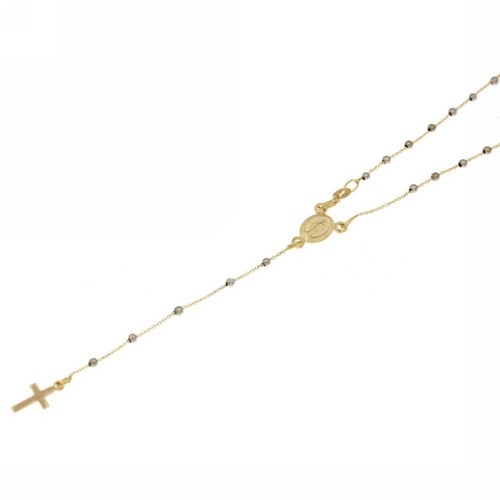 Girocollo rosario in Oro 18 Kt 45 cm