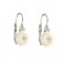 Orecchini in oro 18 Kt 750/1000 con perle e zirconi bianchi da donna