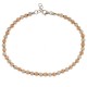 Bracciale in oro 18 Kt con sfere martellate