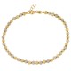 Bracciale in oro 18 Kt con sfere martellate