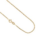 Gold 18Kt 750/1000 flash chain woman necklace