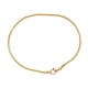 Gold 18 K pop-corn cable bracelet