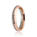 Gold 18 K Unoaerre Eterna wedding ring