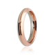 White and rose Gold 18 K Unoaerre Eterna wedding ring