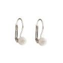 Gold 18 Kt 750/1000 with diamond cut spheres woman earrings