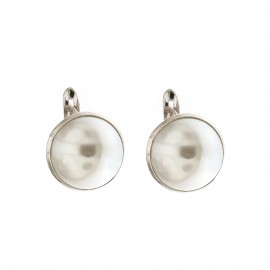 Gold 18 K Natural Freshwater Pearl Earrings