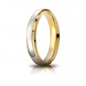 White and Yellow Gold 18 K Cassiopea Wedding Ring