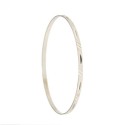 Gold 18Kt 750/1000 faceted and lined woman bangle