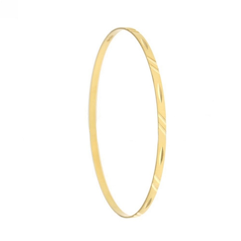 18K Gold No Plated Woman Bangle