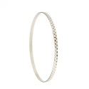 Bracciale in oro 18 Kt 750/1000 rigido sfaccettato donna