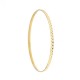 18K Gold No Plated Multifaceted Woman Bangle