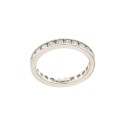 Anello in oro 18 Kt 750 con zirconi bianchi da donna