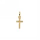 Pendente croce piena in oro 18K 750/1000