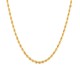 Yellow gold 18 K 750/1000 interlaced chain necklace