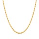 Yellow gold 18 K 750/1000 interlaced chain necklace