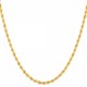 Yellow gold 18 K 750/1000 interlaced chain necklace