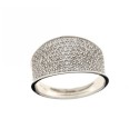 Gold 18K 750/1000 with cubic zirconia band ring