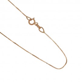 Collana in oro 18 Kt 750/1000 modello veneziana unisex