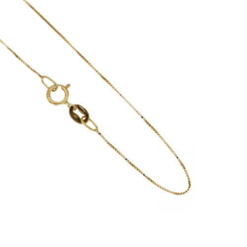 Collana in oro 18 Kt 750/1000 modello veneziana unisex