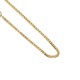 Gold 18 K unisex type squared ear chain