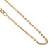 Gold 18 K unisex type squared ear chain