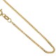 Gold 18 K unisex type squared ear chain