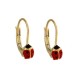 Gold 18k 750/1000 Child Ladybug's Earrigs