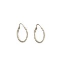 Gold 18k 750/1000 hoops type shiny woman earrings