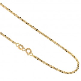 Collana flash in oro 18k 750/1000 finitura lucida da donna