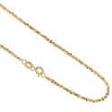 Gold 18k 750/1000 shiny flash woman necklace