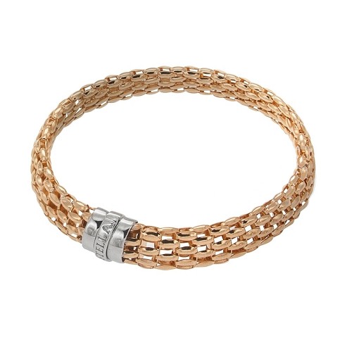 Gold 18k 750/1000 Elastic woman bangle